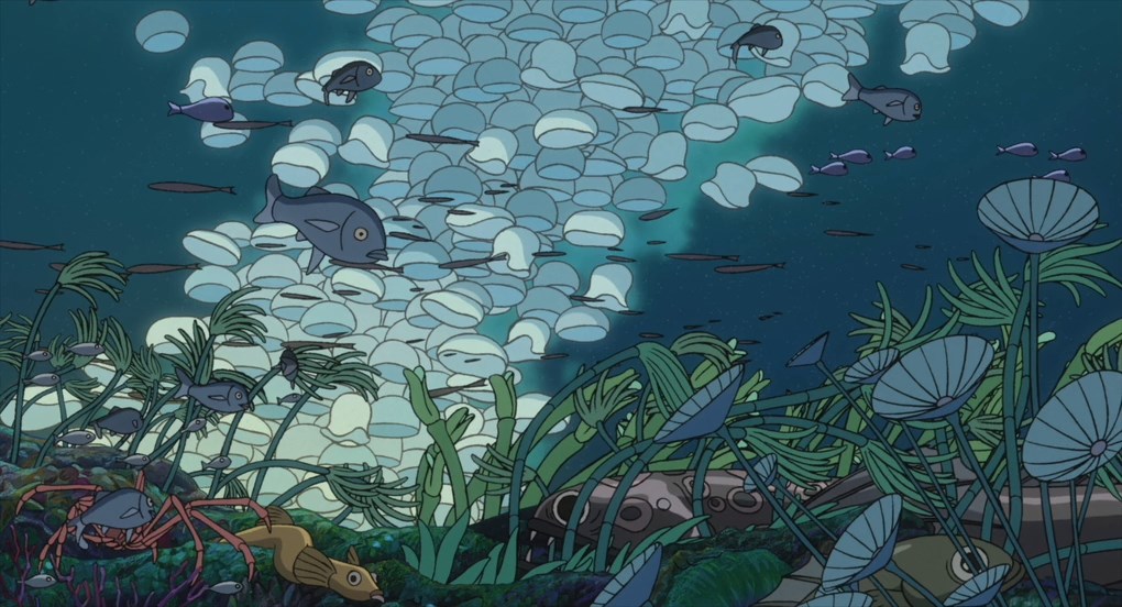 Рыбка Поньо на утёсе — скриншот 5