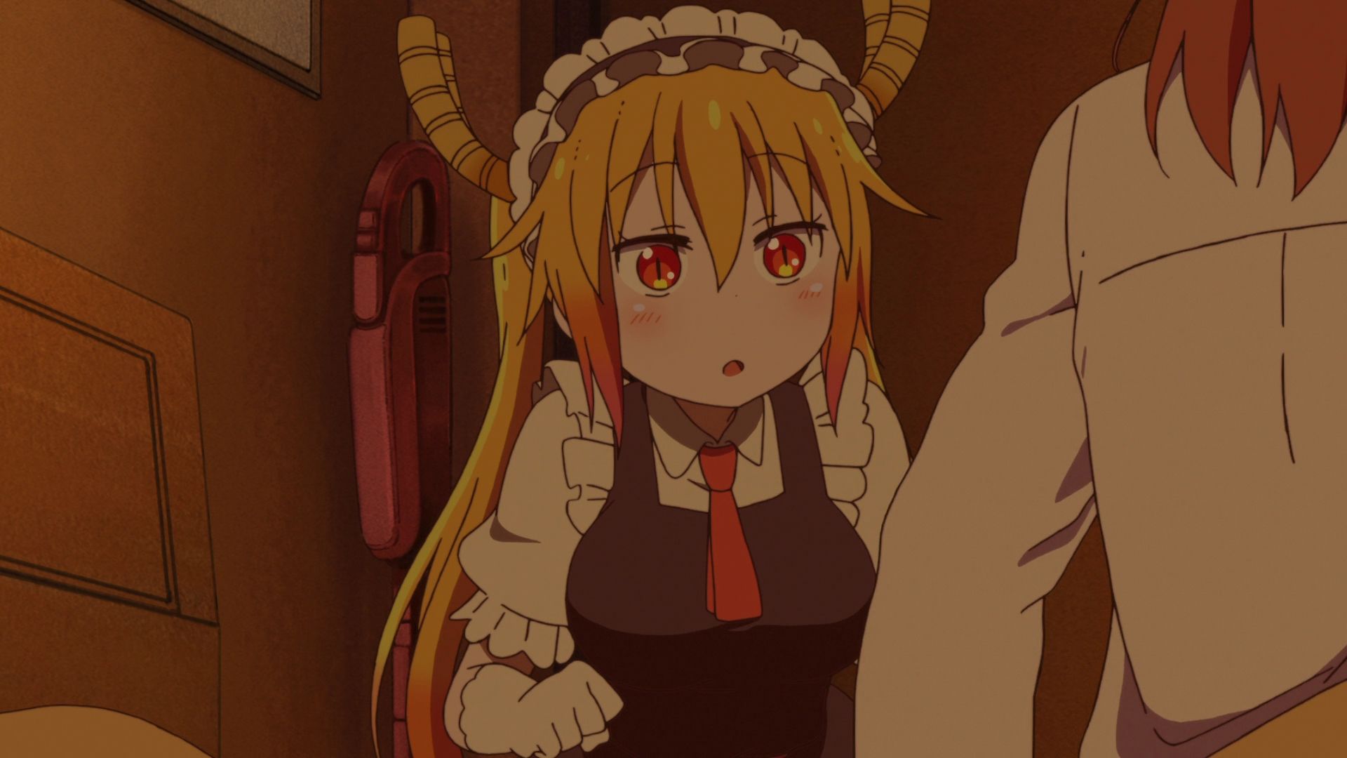 Дракон-горничная госпожи Кобаяси: Валентинки и горячие источники! — Только не ожидайте слишком многого — скриншот 34