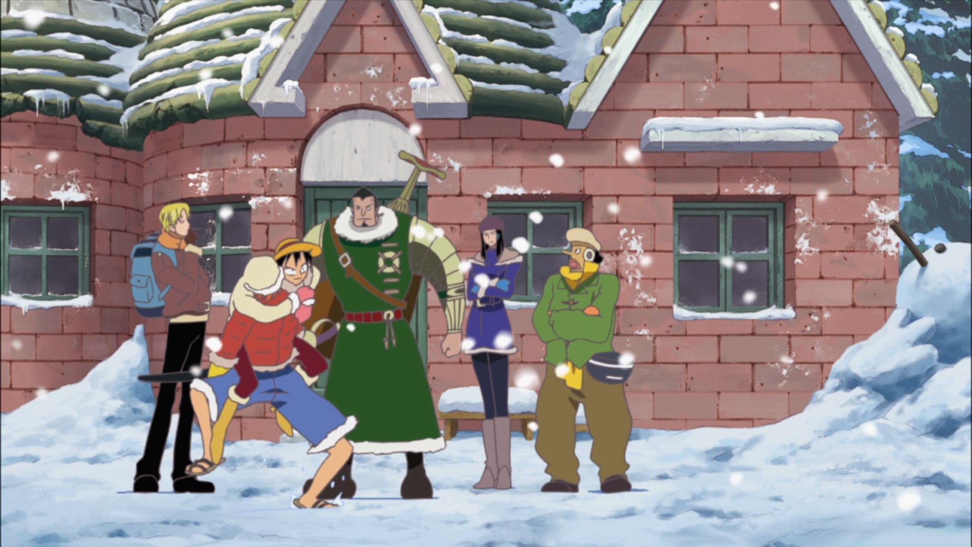 Ван-Пис: Эпизод Чоппера Плюс — Зимнее цветение, чудесная сакура — скриншот 26