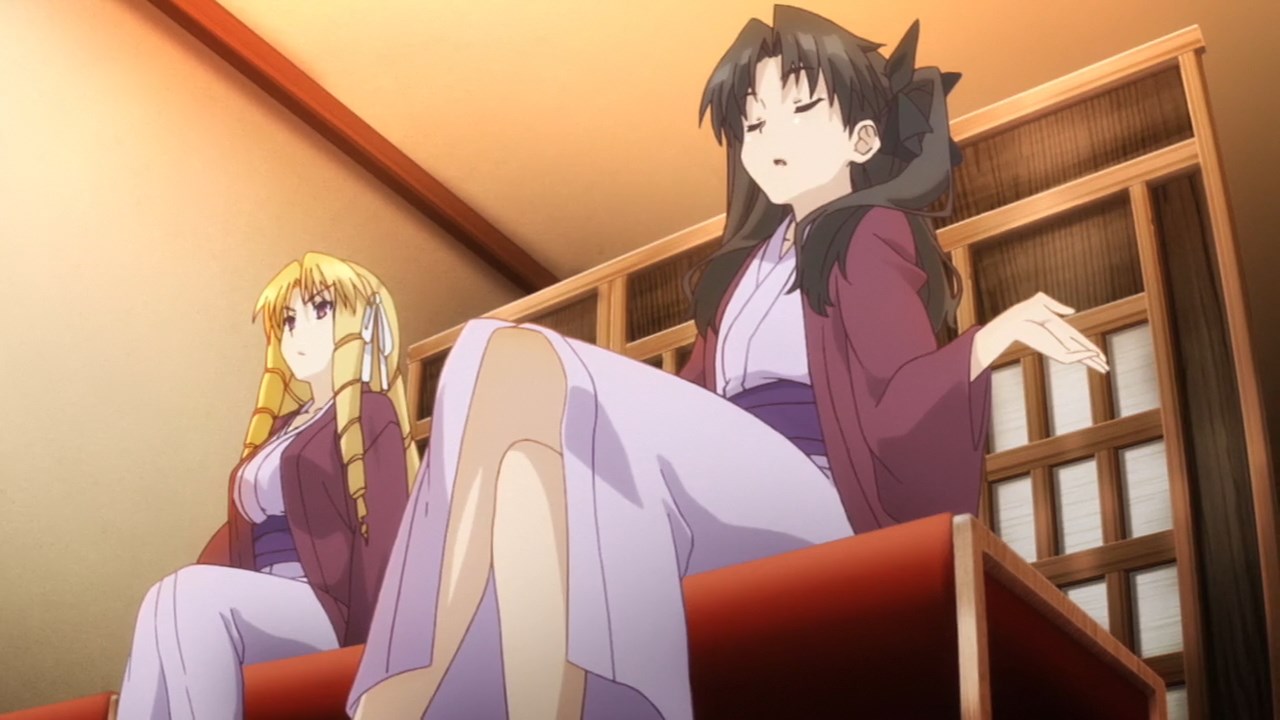 Судьба/Девочка-волшебница Иллия 2: Девочка-волшебница на горячих источниках — скриншот 8