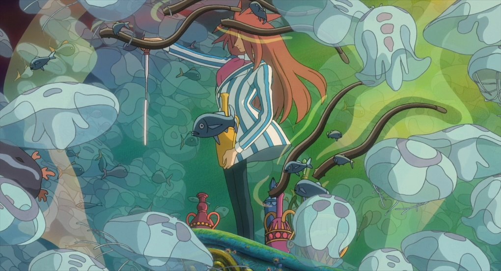 Рыбка Поньо на утёсе — скриншот 8