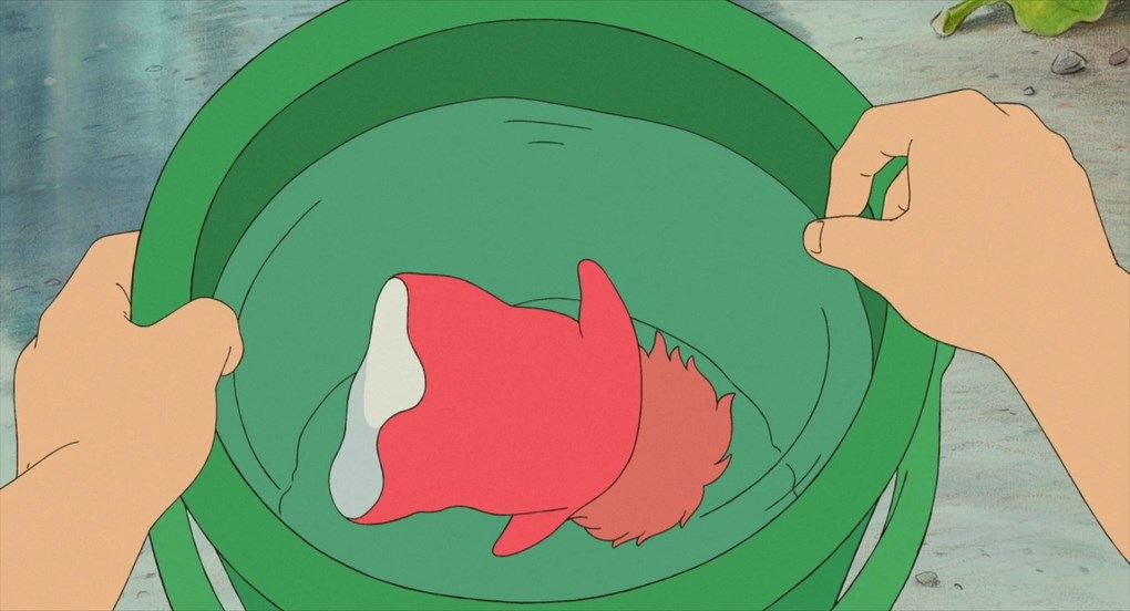 Рыбка Поньо на утёсе — скриншот 36