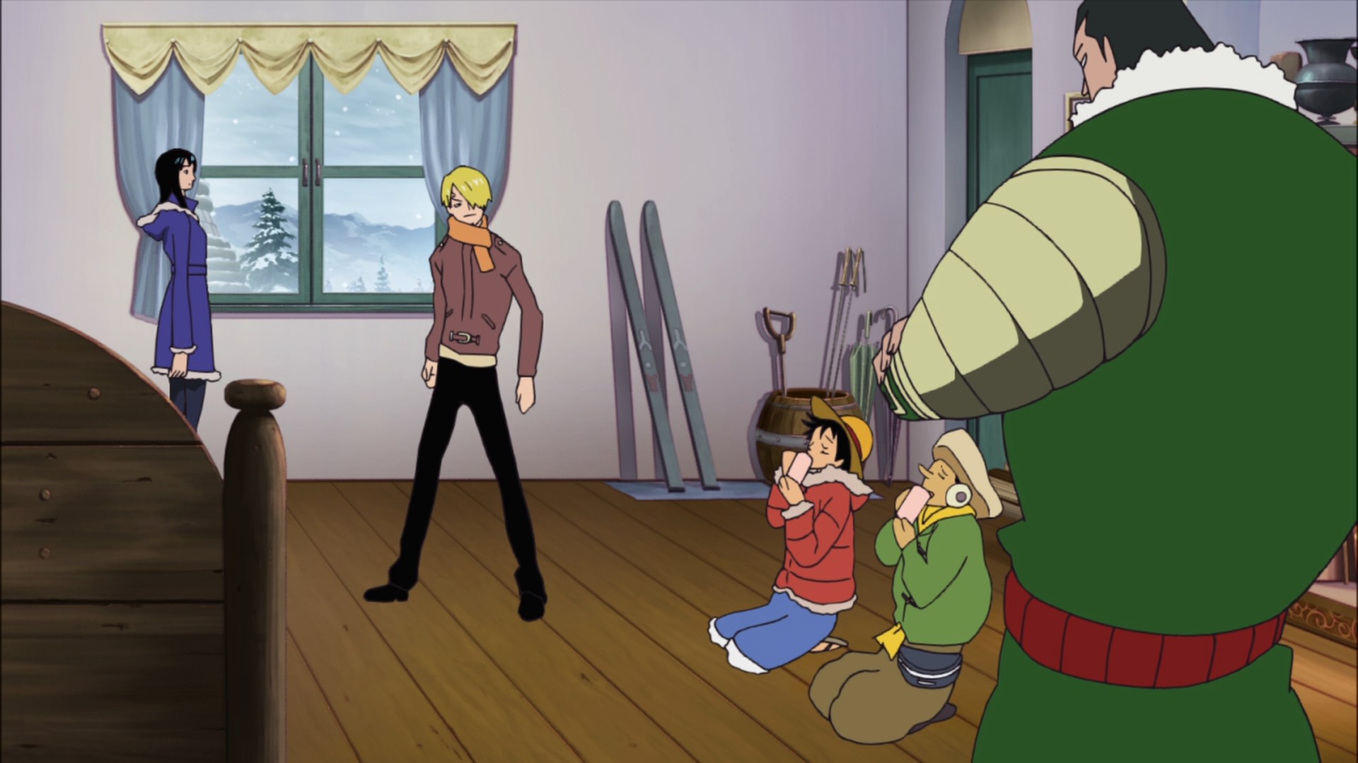 Ван-Пис: Эпизод Чоппера Плюс — Зимнее цветение, чудесная сакура — скриншот 24