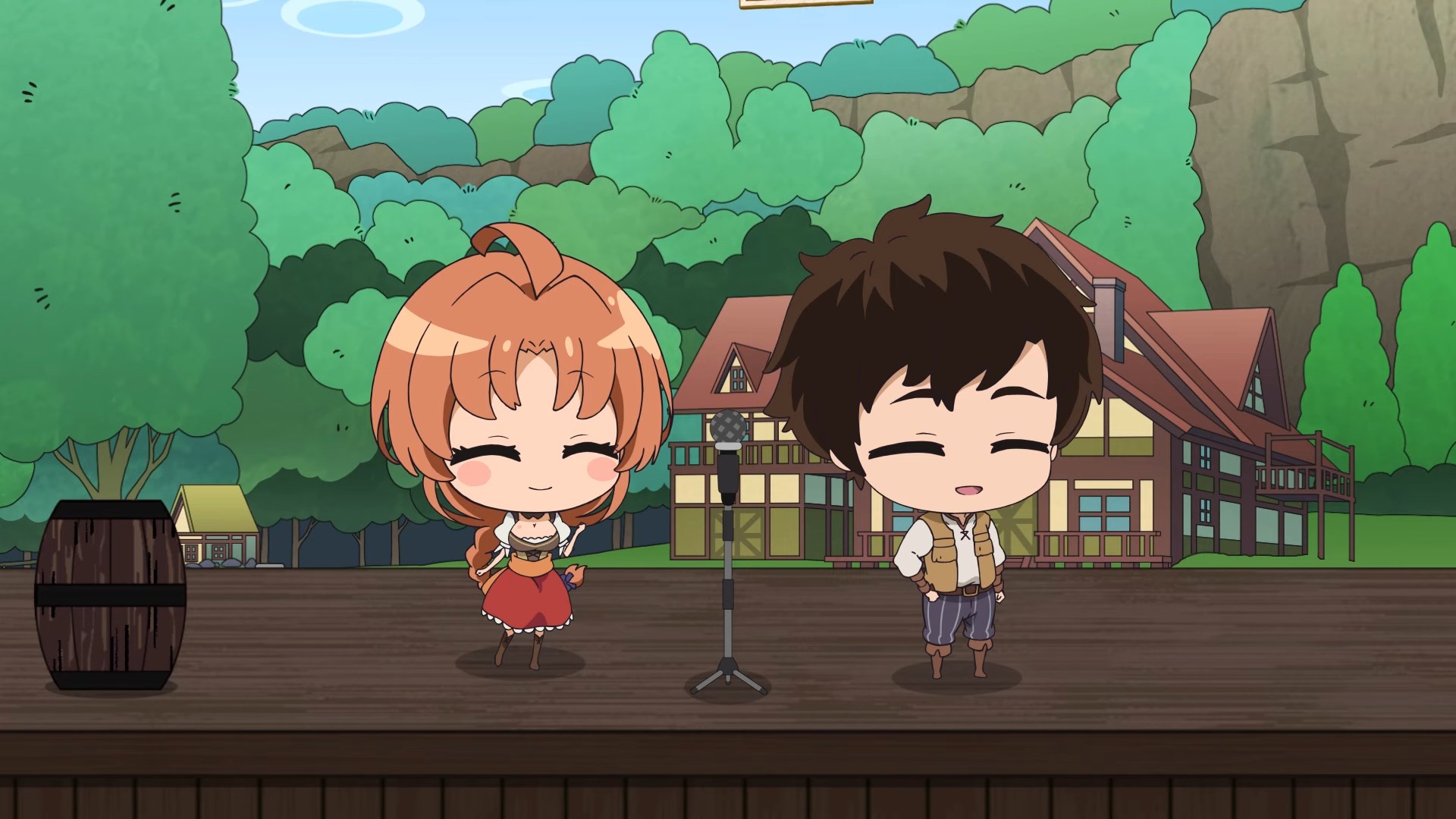 Неспешная жизнь уволенного тёмного солдата (тридцати лет): Мини-аниме — Эпизод 0 — скриншот 10