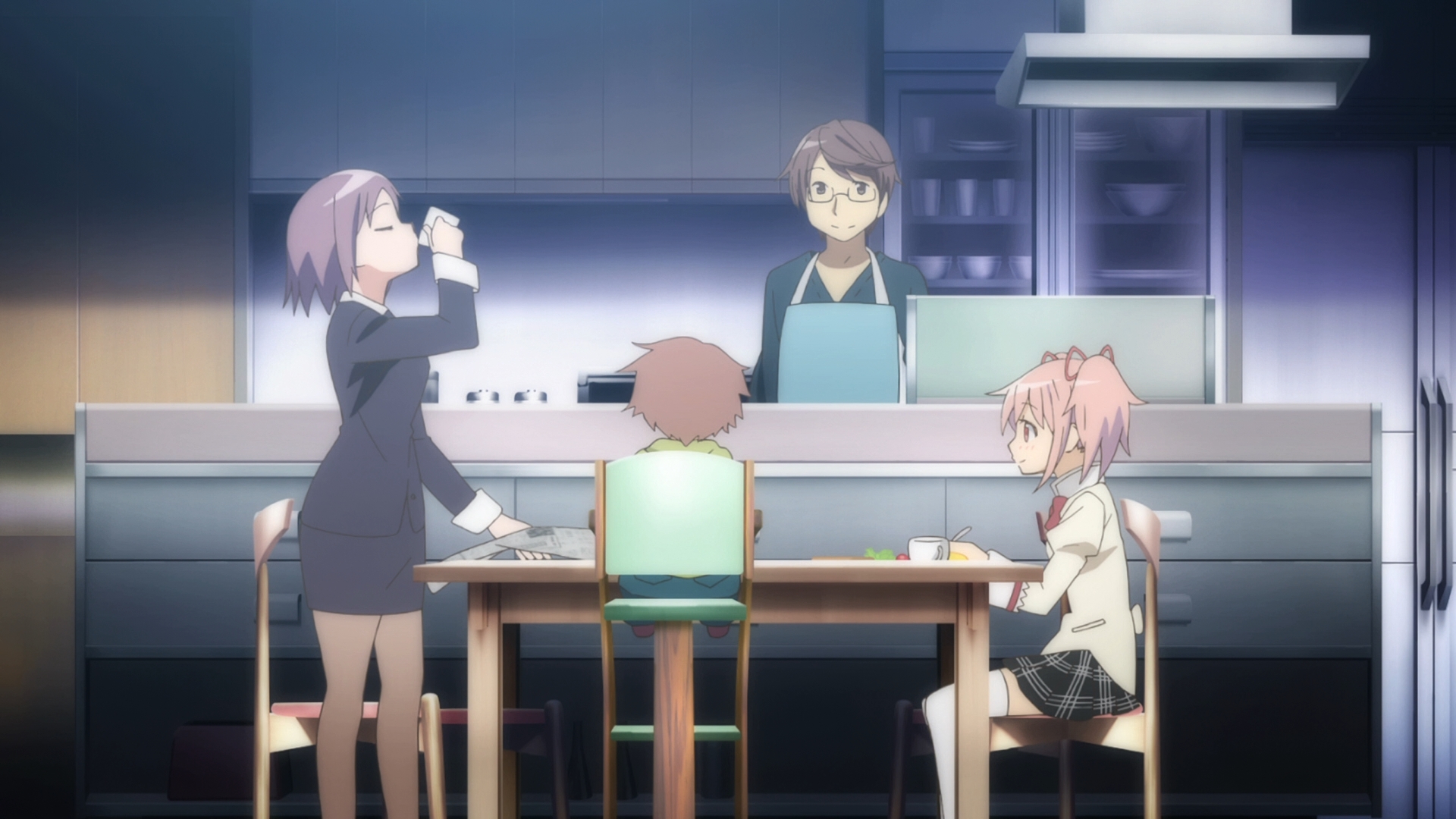 Девочка-волшебница Мадока★Волшебный фильм 1:  История начала — скриншот 4