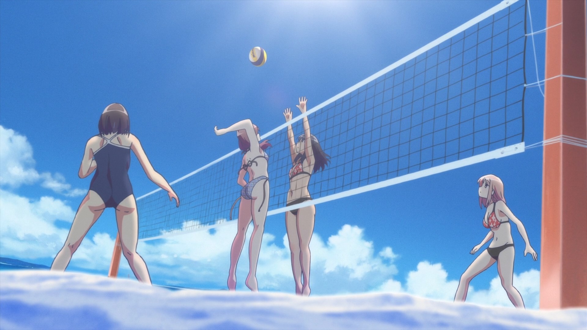 Харука и Каната принимают подачу — скриншот 33