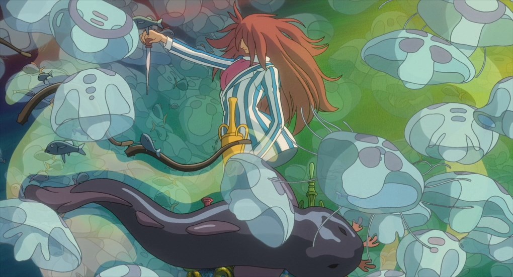 Рыбка Поньо на утёсе — скриншот 9