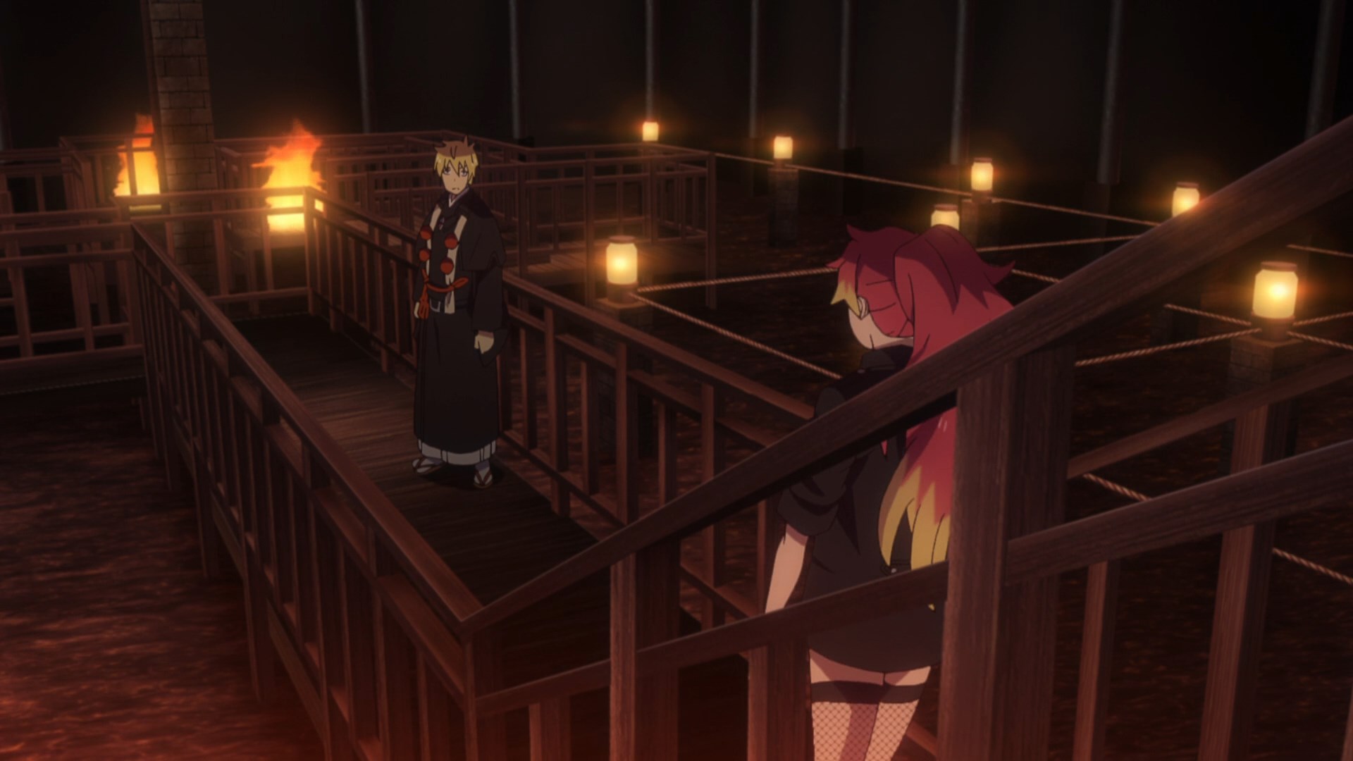 Синий экзорцист: Нечестивый король Киото — скриншот 31