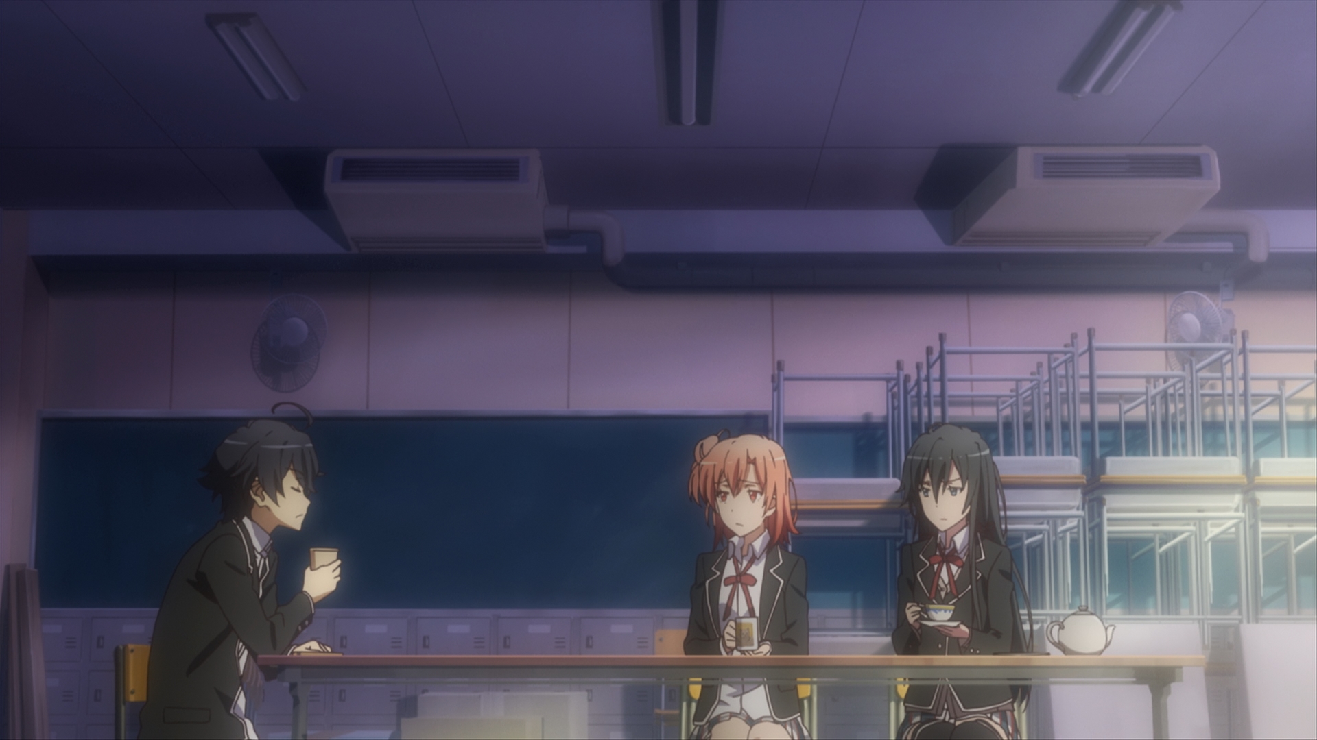 Как и ожидалось, моя школьная романтическая жизнь не удалась 2 — скриншот 12