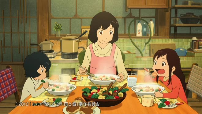 Волчьи дети Амэ и Юки x House Shokuhin — скриншот 6