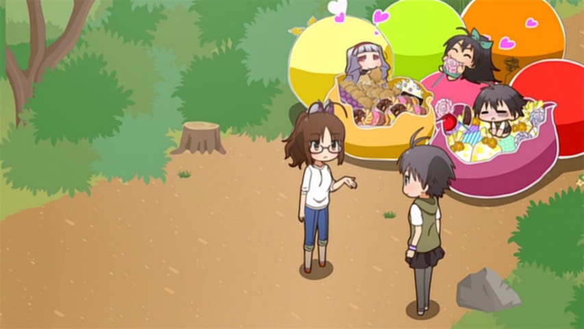 Тиби-Идолмастер: Легенда о золотой Такацуки! — скриншот 17