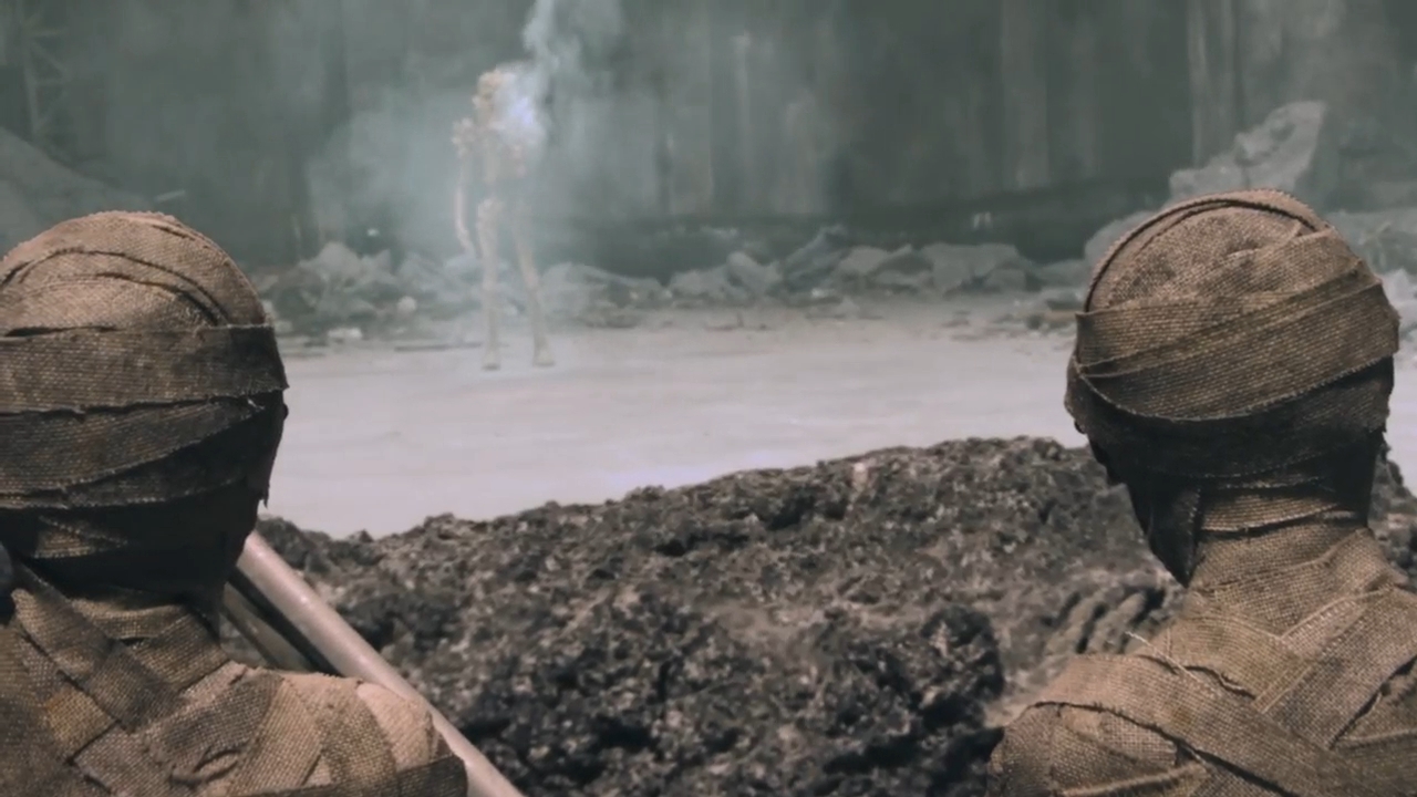 Кадр из аниме Голова-утиль 7