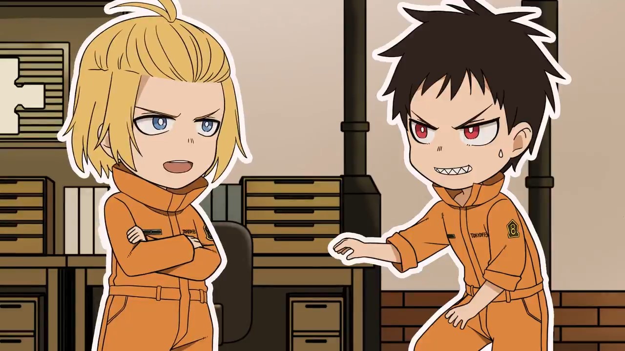 Пламенная бригада пожарных: Мини-аниме — скриншот 9