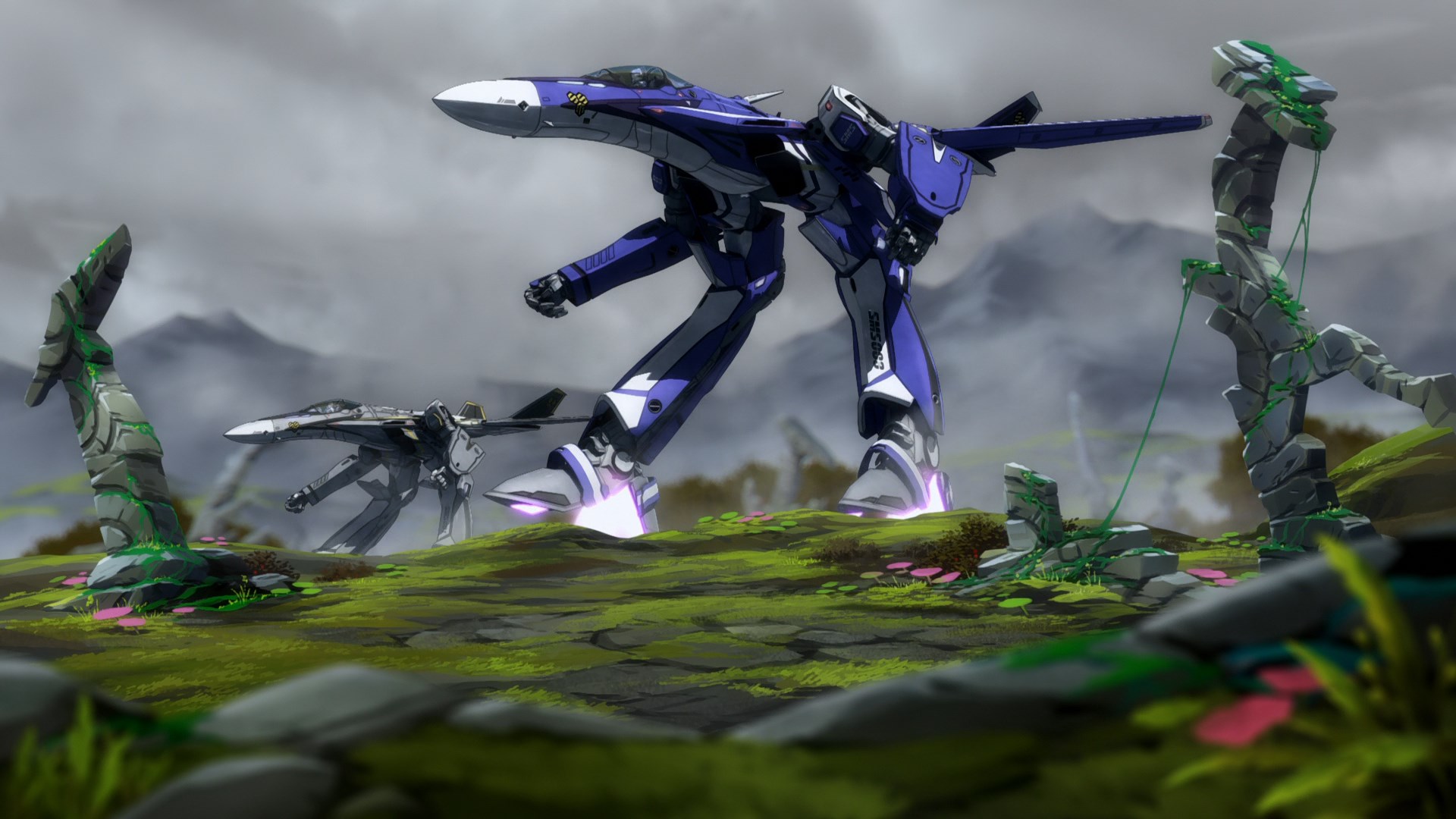 Макросс Фронтир: Лабиринт времени — скриншот 9