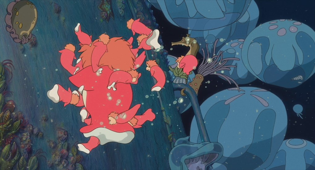 Рыбка Поньо на утёсе — скриншот 18