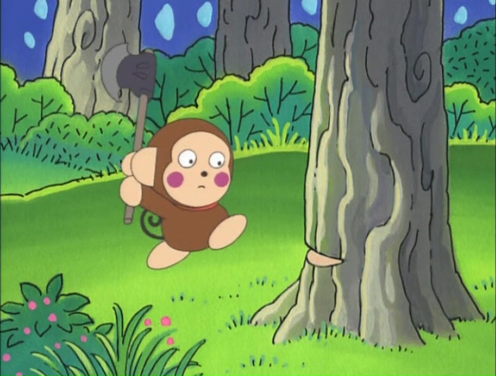 Обезьяна Монкити в истории о «Золотом и серебряном топоре» — скриншот 26