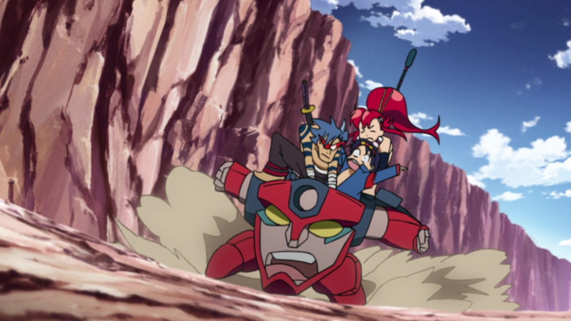 Гуррен-Лаганн, пронзающий небеса: Мой Гуррен сияет!! — скриншот 11