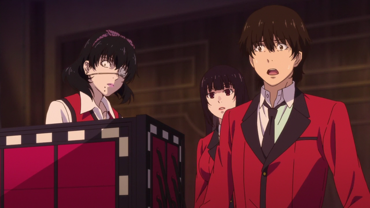 Кадр из аниме Безумный азарт 2 2