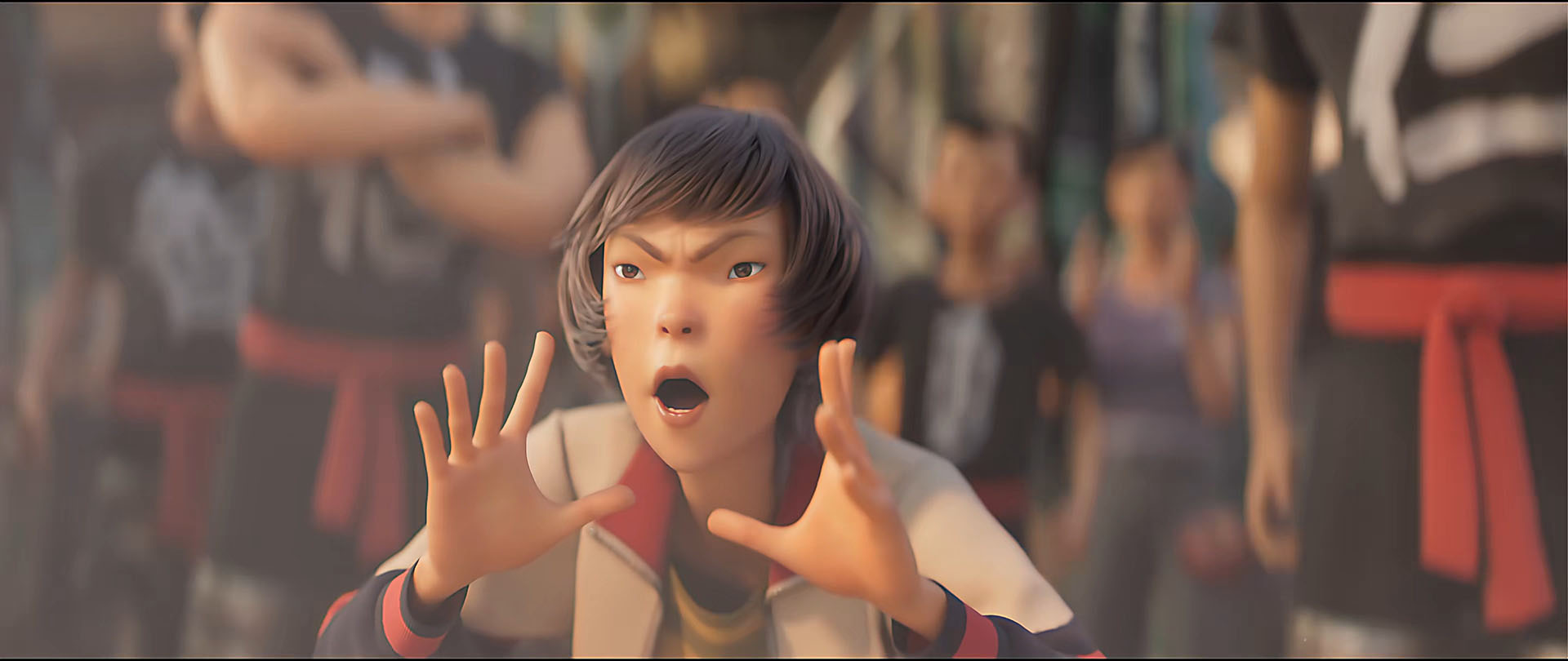 Кадр из аниме Юный лев 6