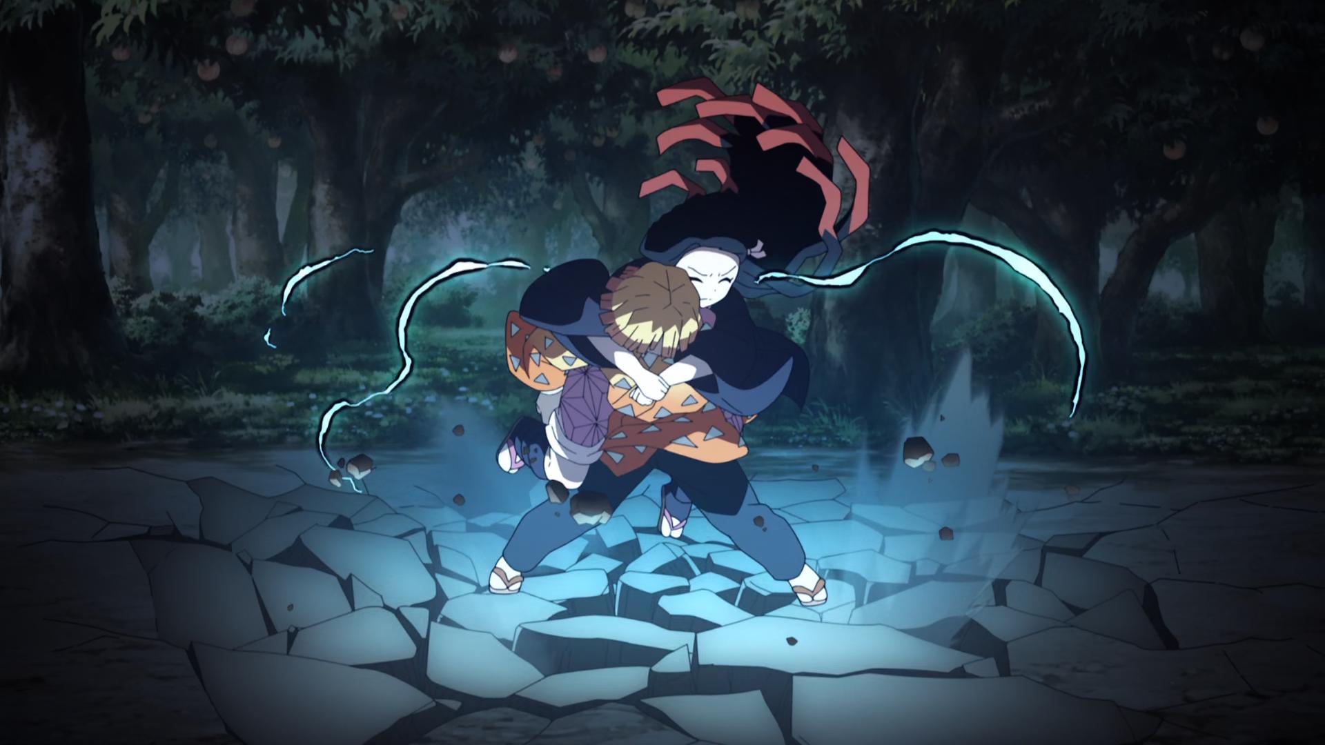 Клинок, рассекающий демонов: Бесконечный поезд. Фильм — скриншот 43