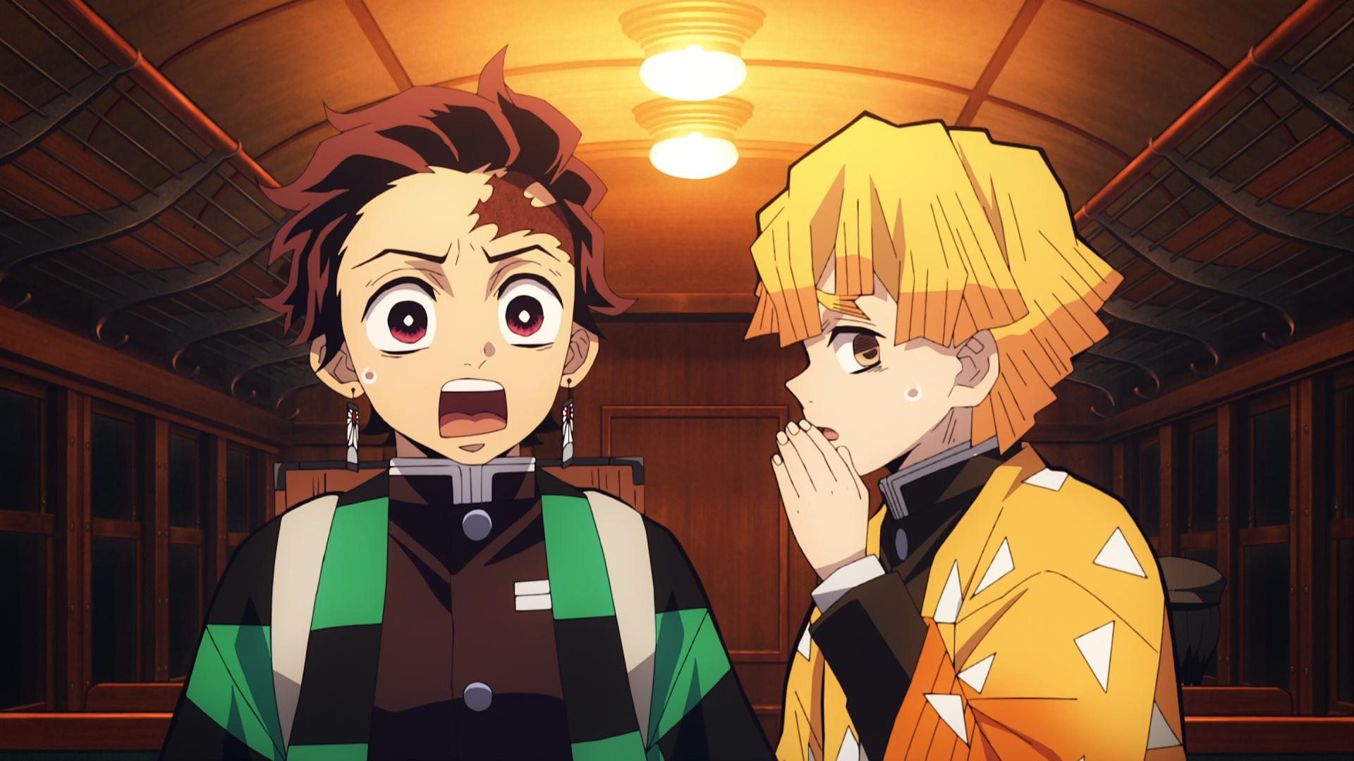 Клинок, рассекающий демонов: Бесконечный поезд. Фильм — скриншот 18