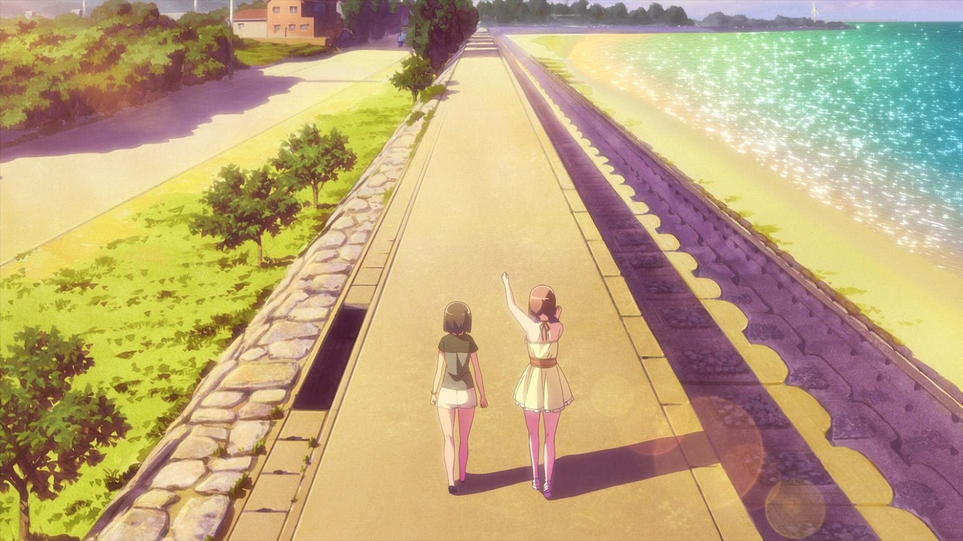 Харука и Каната принимают подачу — скриншот 36