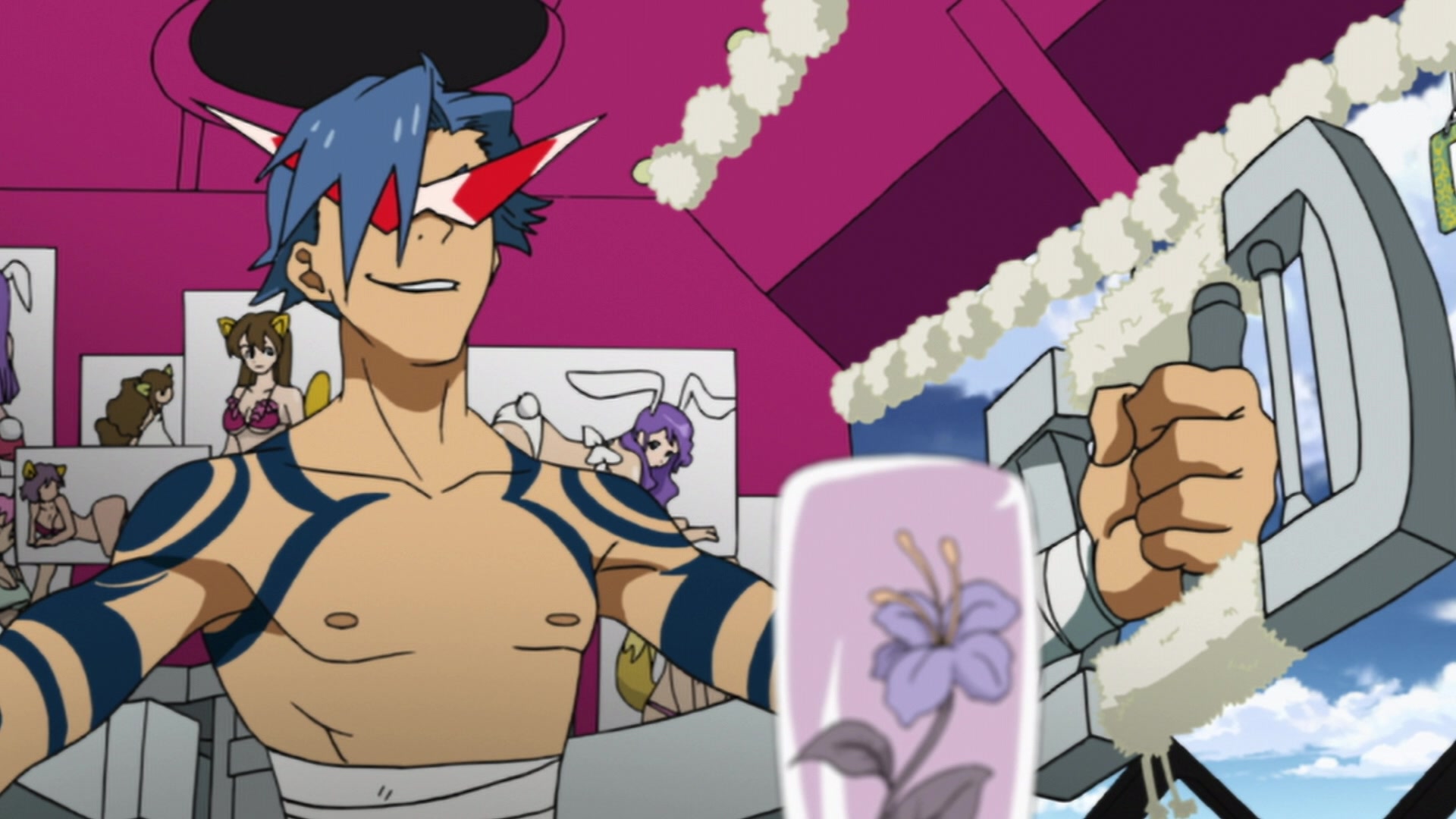 Гуррен-Лаганн, пронзающий небеса: Мой Гуррен сияет!! — скриншот 17