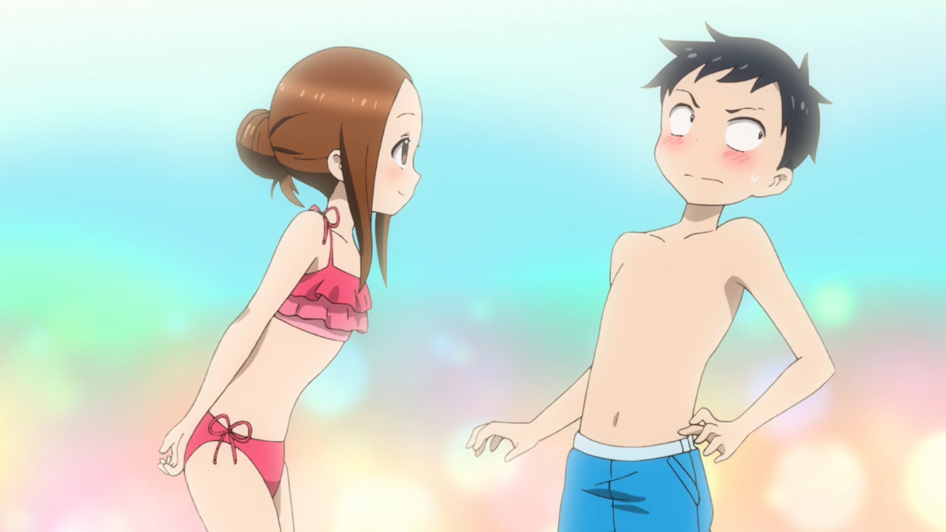 Озорная Такаги: Водные горки — скриншот 30