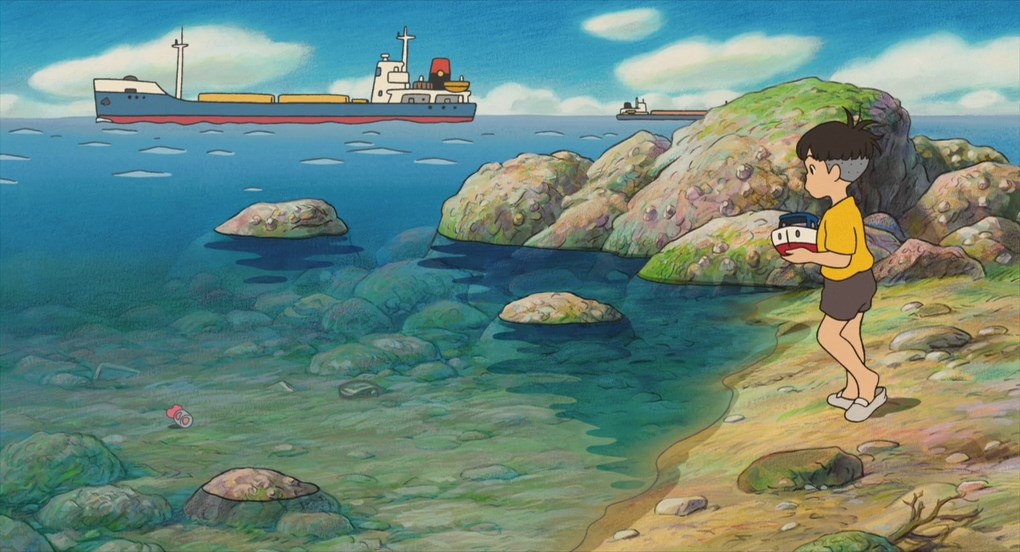 Рыбка Поньо на утёсе — скриншот 24