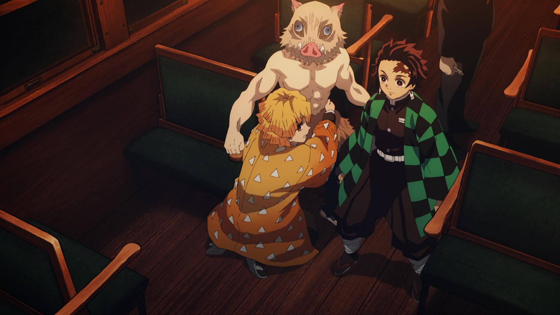 Клинок, рассекающий демонов: Бесконечный поезд. Фильм — скриншот 34