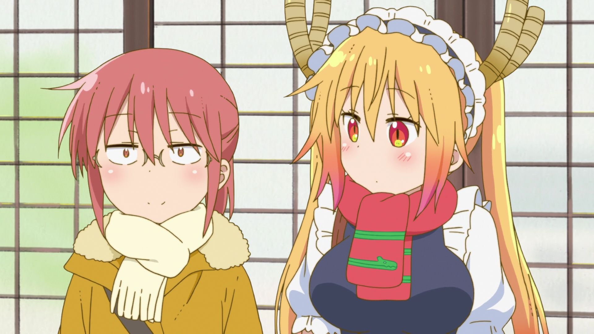 Дракон-горничная госпожи Кобаяси: Валентинки и горячие источники! — Только не ожидайте слишком многого — скриншот 40