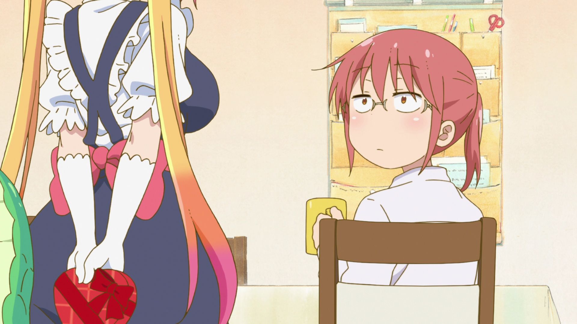 Дракон-горничная госпожи Кобаяси: Валентинки и горячие источники! — Только не ожидайте слишком многого — скриншот 7