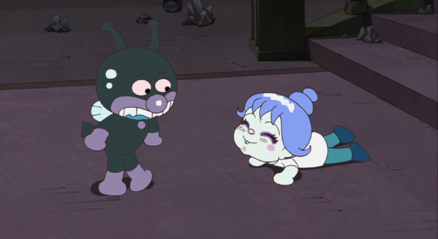 Sore Ike! Anpanman: Hiya Hiya Hiyariko to Babu Babu Baikinman — скриншот 4