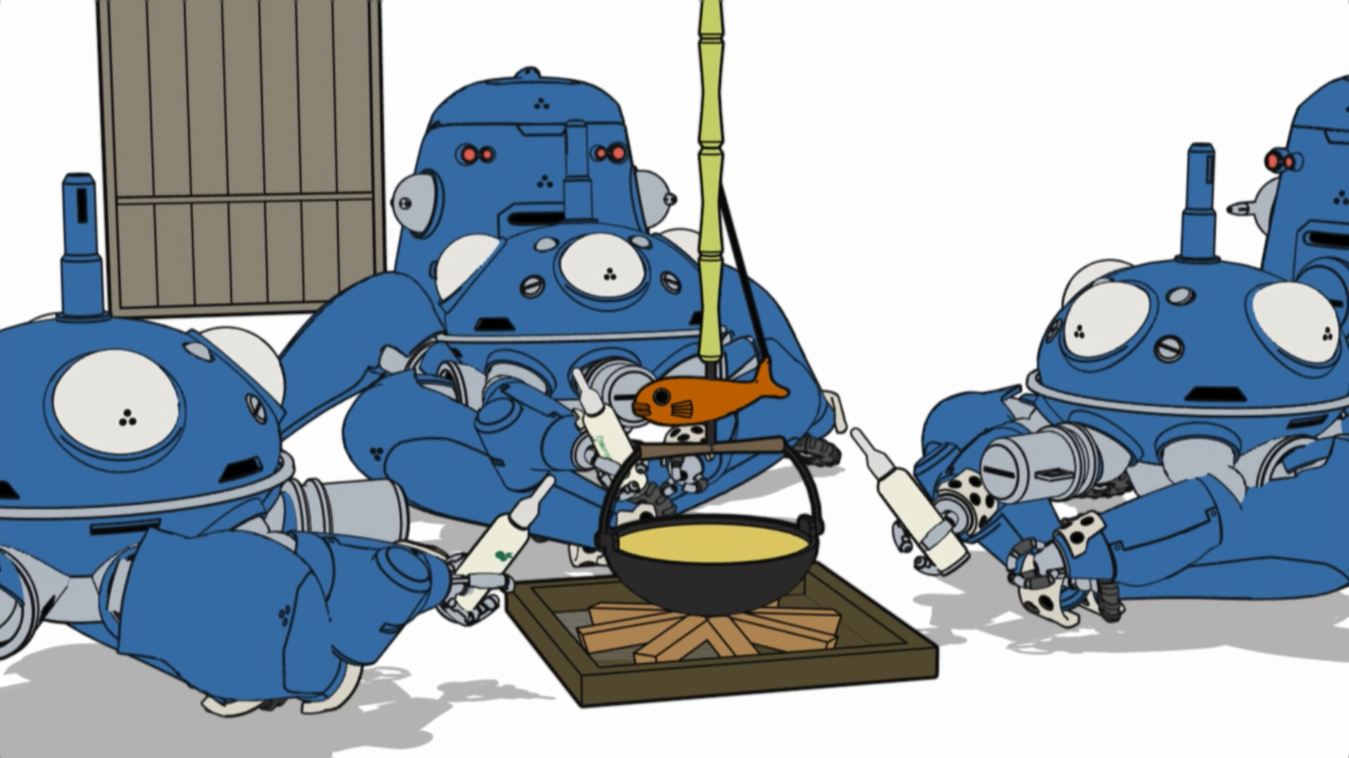 Призрак в доспехах: Синдром одиночки — Дни татиком — скриншот 5