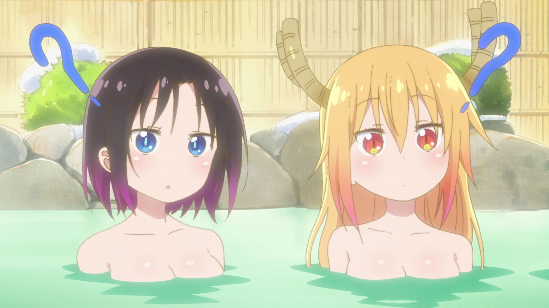 Дракон-горничная госпожи Кобаяси: Валентинки и горячие источники! — Только не ожидайте слишком многого — скриншот 42