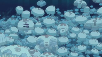 Рыбка Поньо на утёсе — скриншот 3