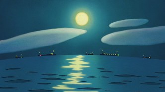 Рыбка Поньо на утёсе — скриншот 1