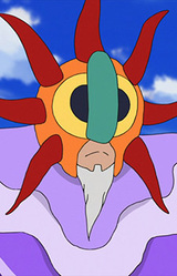 Вождь племени в маске