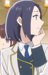 Синеволосая девушка